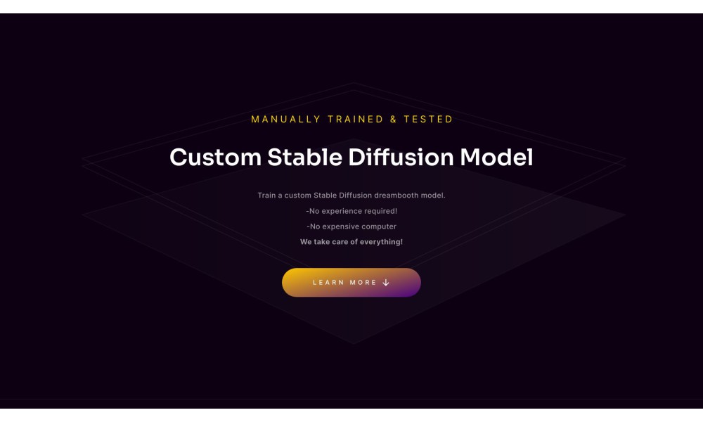 Train A Model (Stable diffusion)