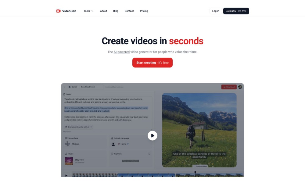VideoGen - AI Video Generator