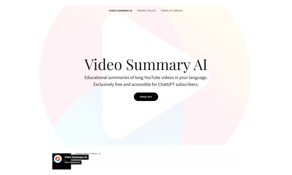 Video Summary AI