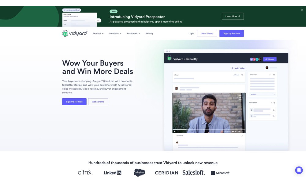 Vidyard - Video Tools for Virtual Sales and Marketing Teams