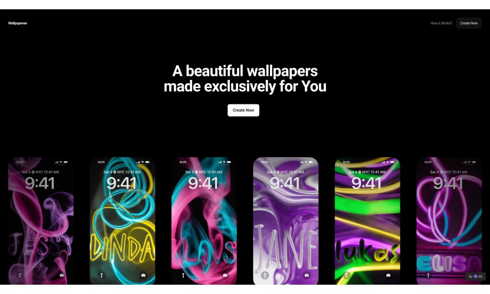 AI Wallpapers With Your Name