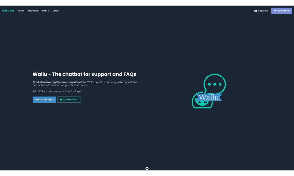 Wallu - The chatbot for support and FAQs