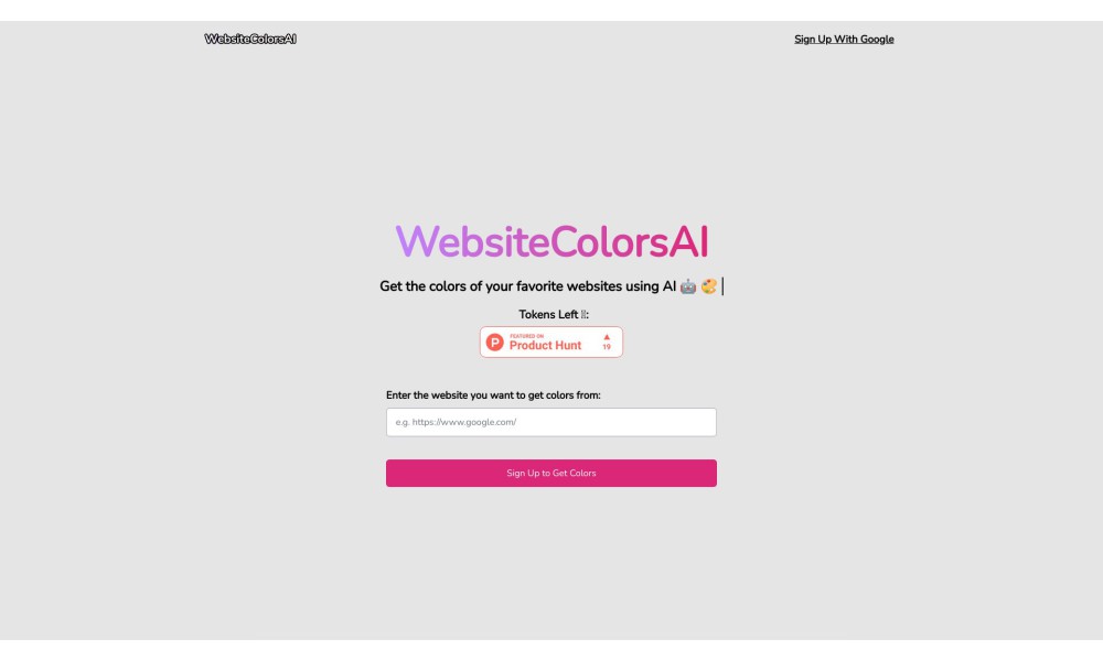 Color Palette Generator