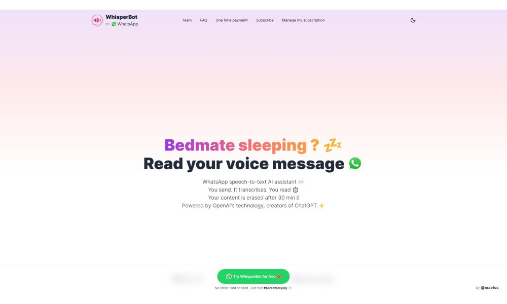 WhisperBot