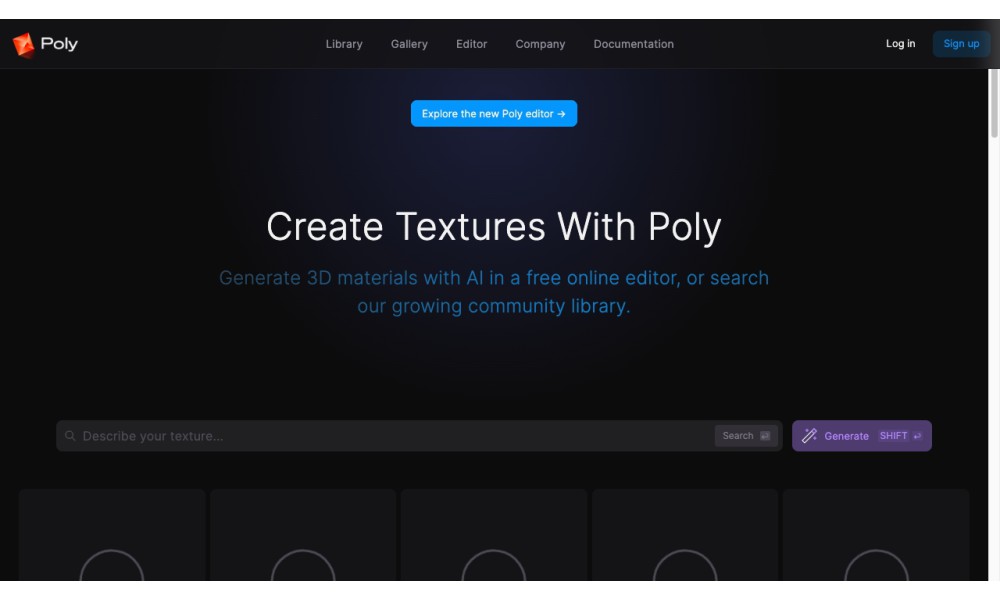 Poly: AI Texture Engine