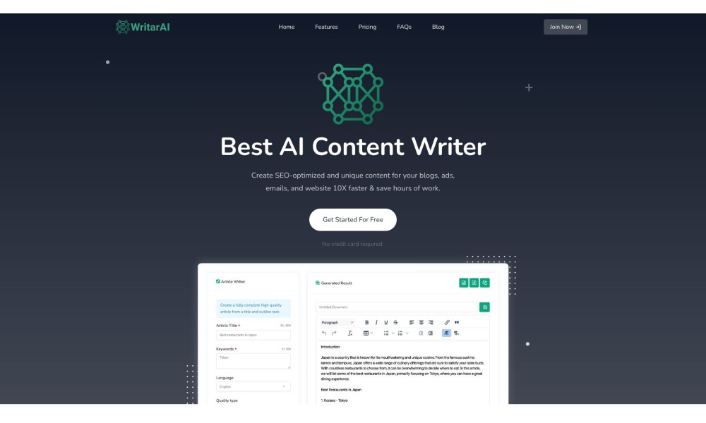Content and Image Generator