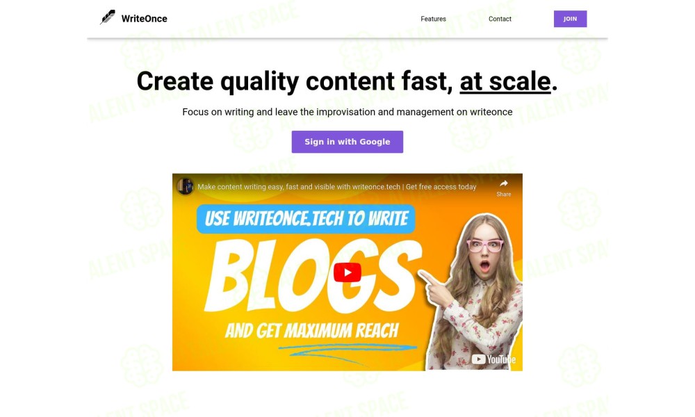WriteOnce - Image 1