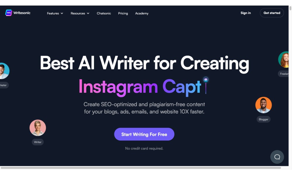 Writesonic - Best AI Writer, Copywriting & Paraphrasing Tool