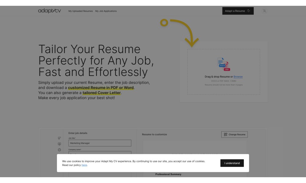 Adapt My CV