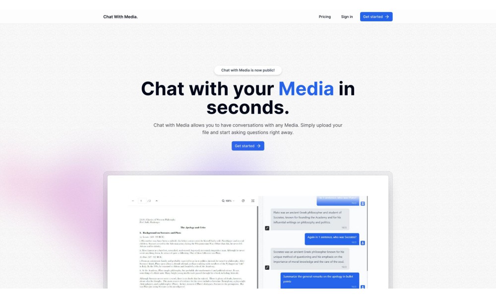 Chat With Media