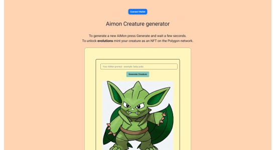 AiMon NFT Generator