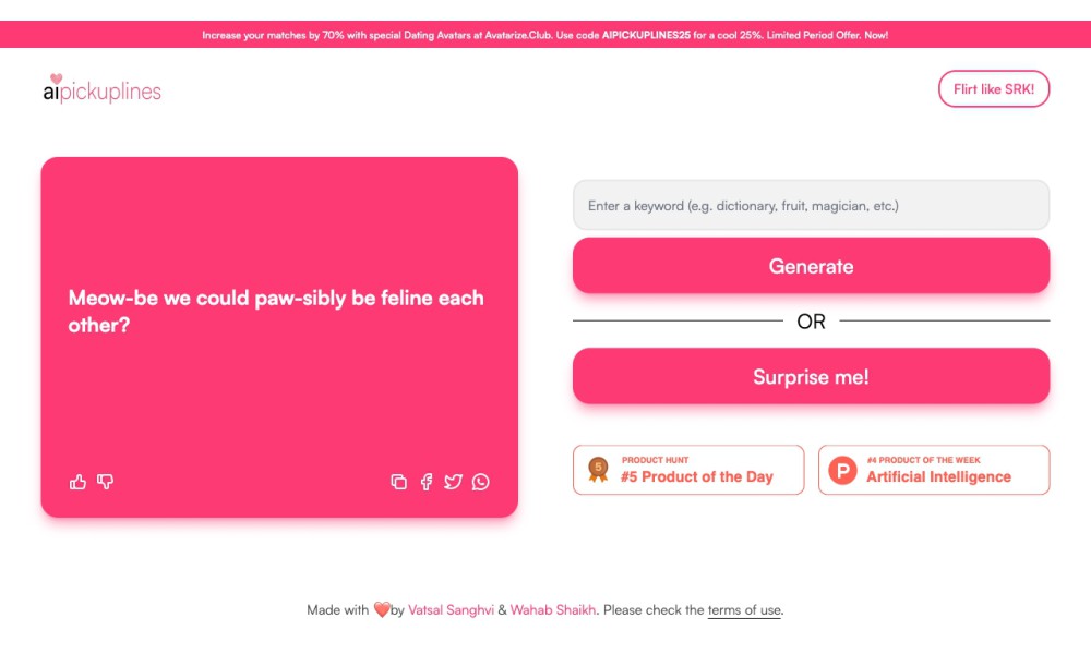 Pickup Line Generator