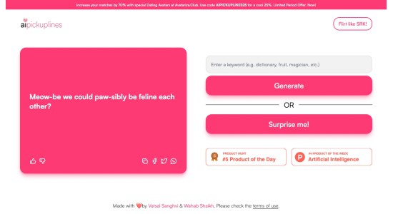 Pickup Line Generator