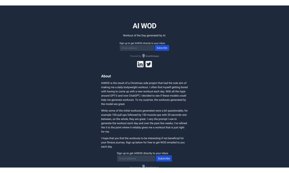 AI WOD