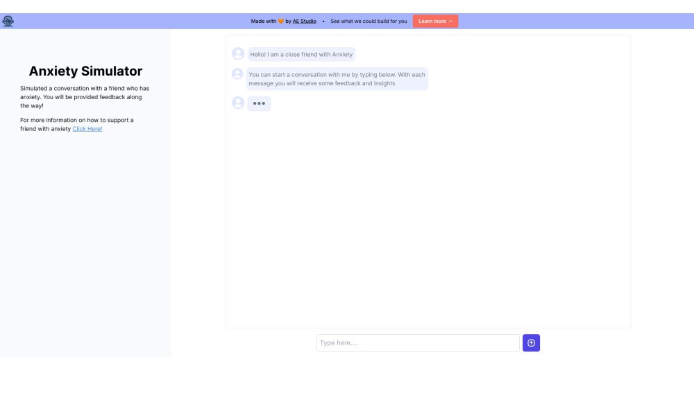 Anxiety Simulator