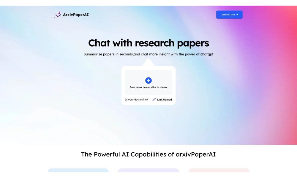 ArxivPaperAI