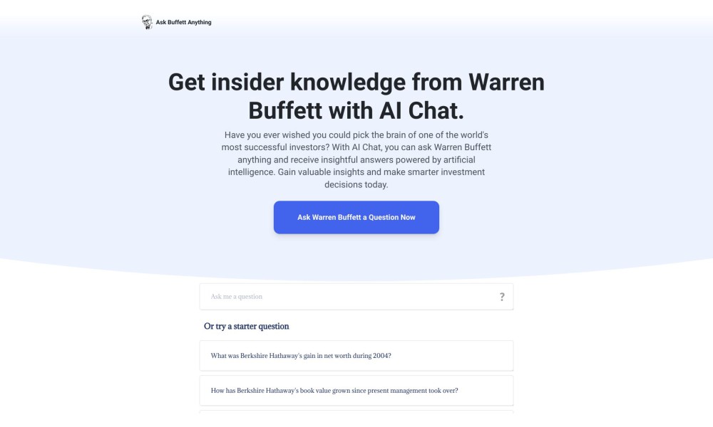 Ask Buffett Anything