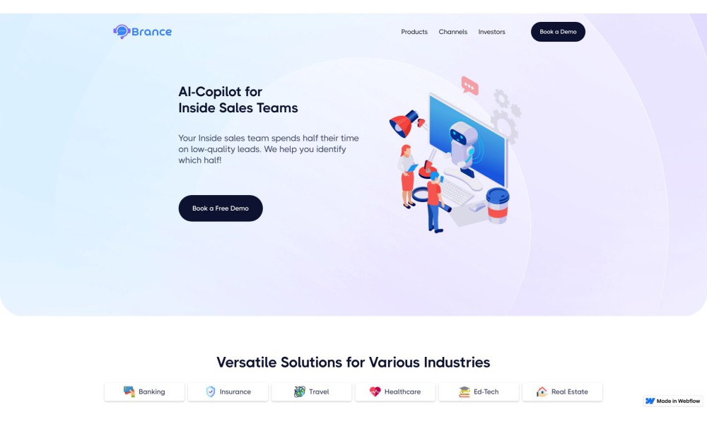 Brance | AI-Copilot for Inside Sales Teams