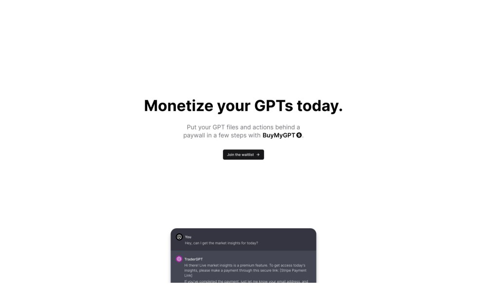 BuyMyGPT