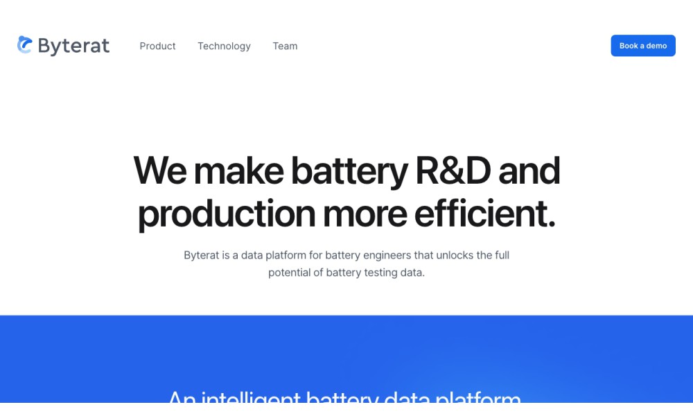 Byterat - Battery Data Platform