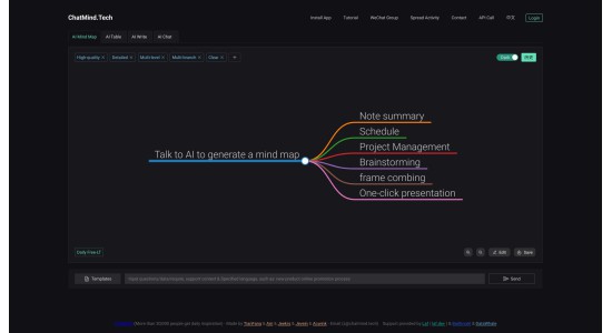 Chatmind AI Mind Mapping & Brainstorming