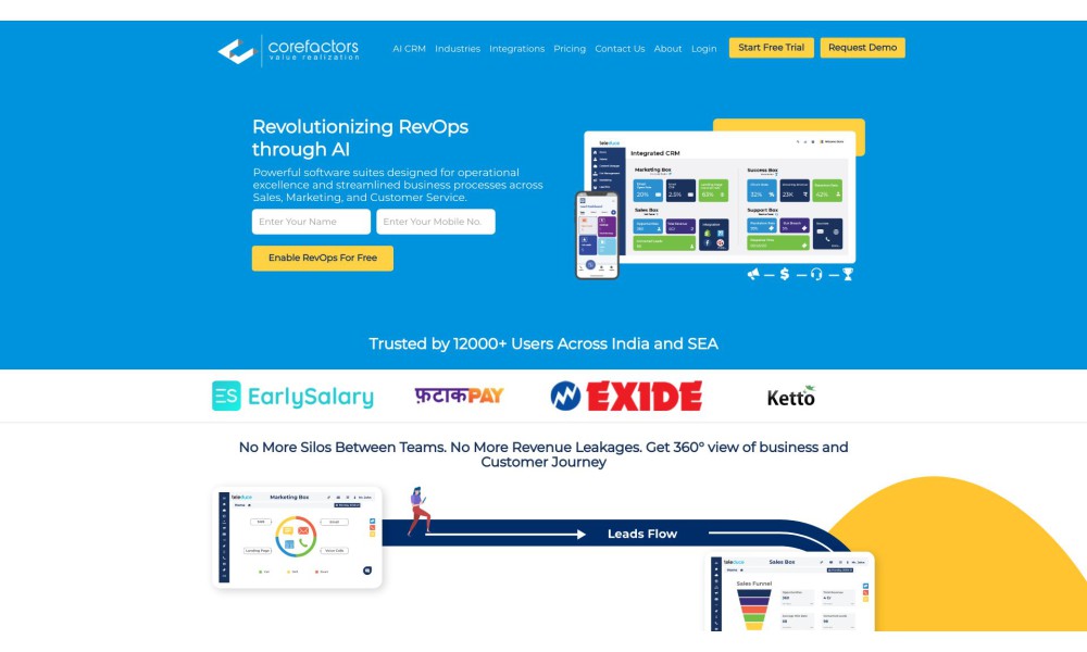 Corefactors - AI CRM Software
