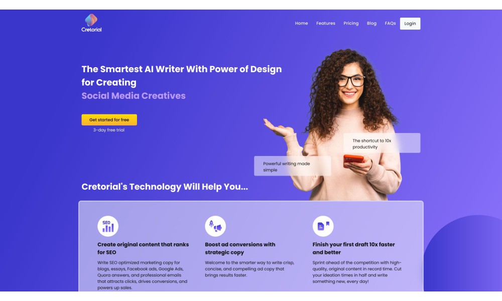 Cretorial - The Smartest AI Writer