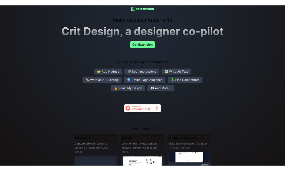 Crit Design
