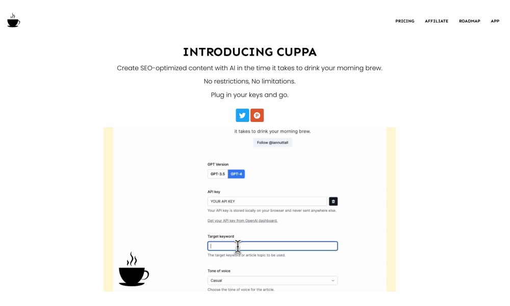 Cuppa.sh