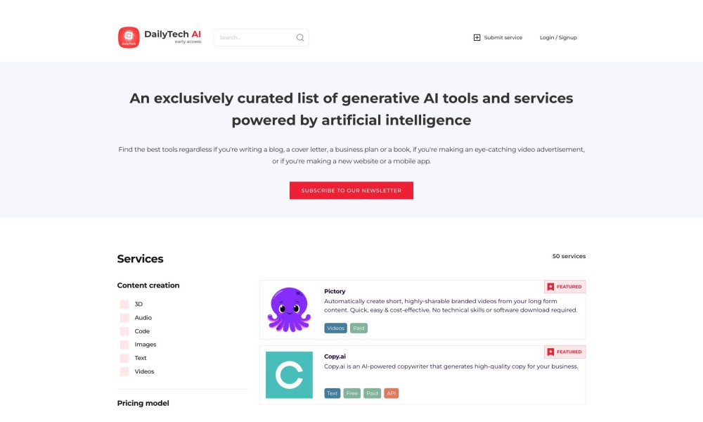 Daily Tech AI