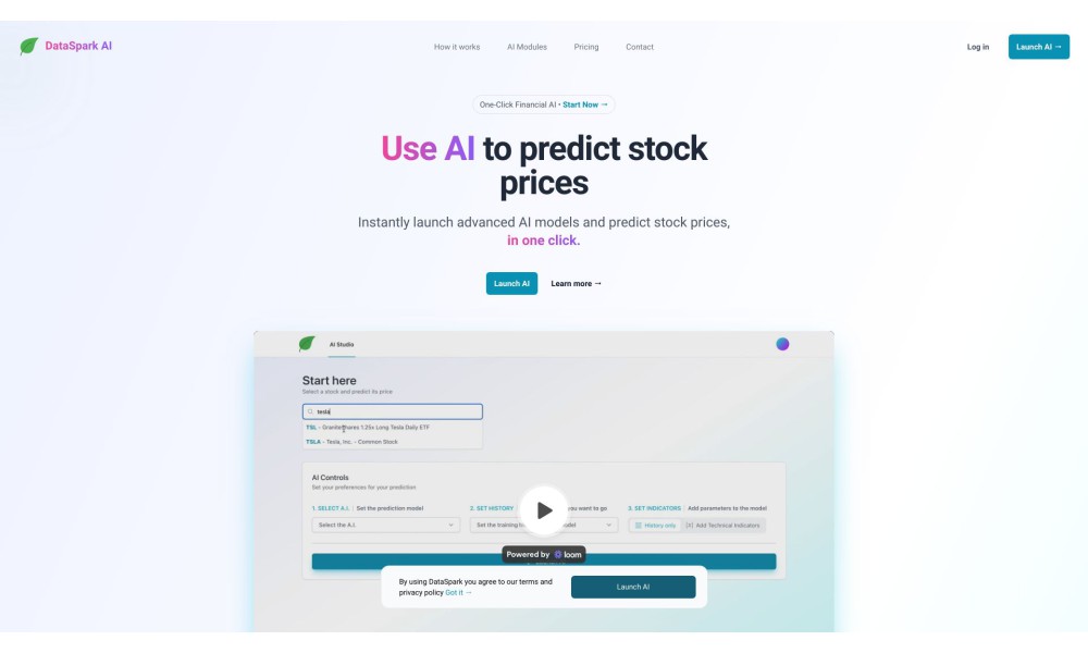 DataSpark Financial & ESG AI Platform