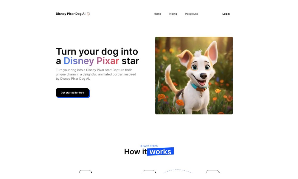 Disney Pixar Dog AI