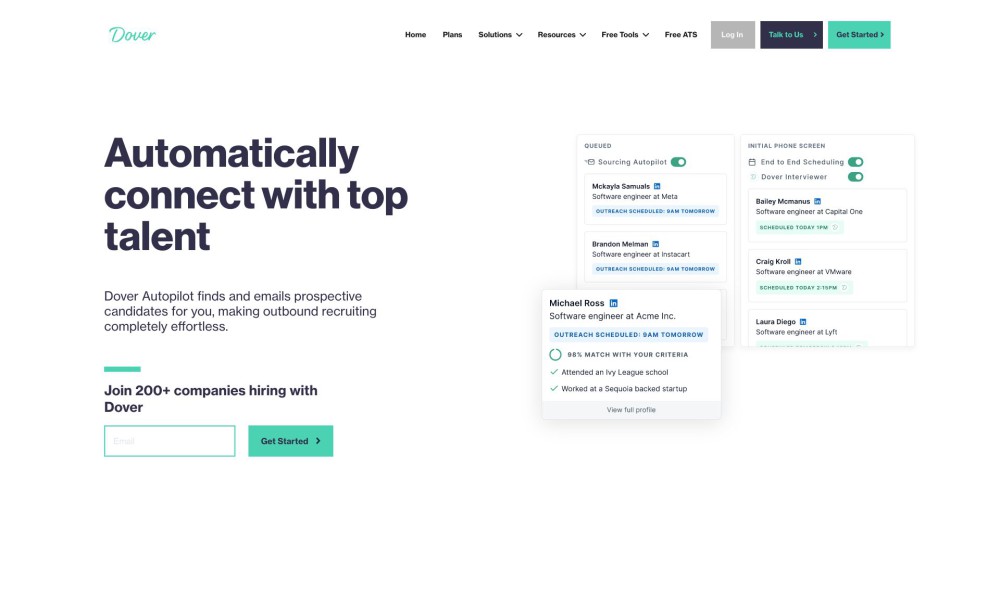 Dover | Sourcing Autopilot