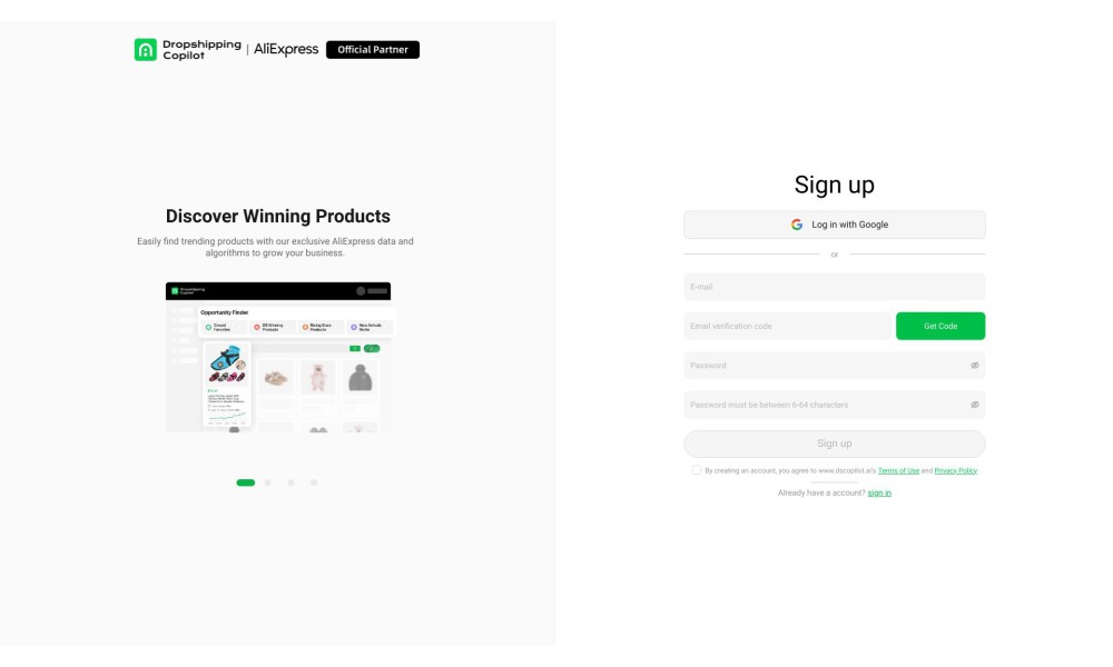 Dropshipping Copilot Official Site - AliExpress Dropshipping