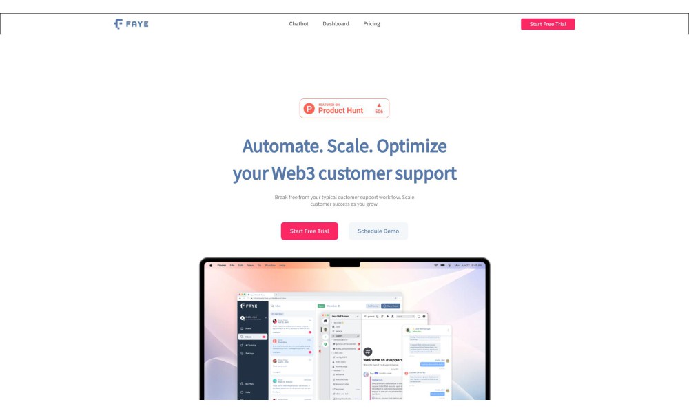 Faye - Web3 Customer Success Helpdesk