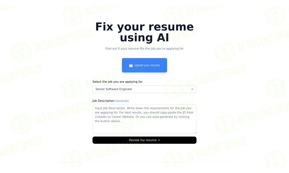 Resume Reviewer - Image 1