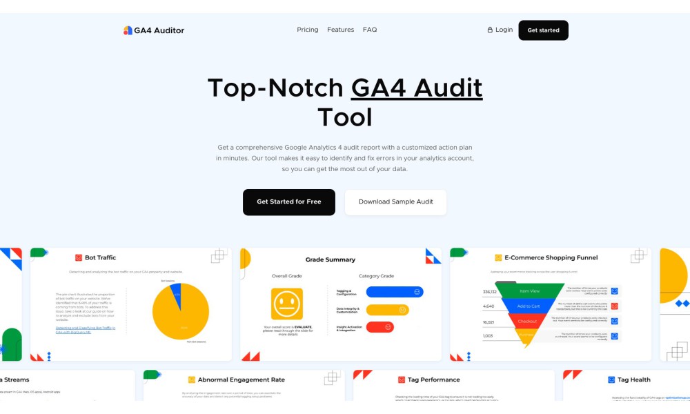 GA4 Auditor - Google Analytics 4 Audit Tool