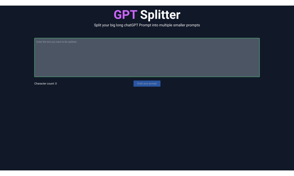 GPT Splitter
