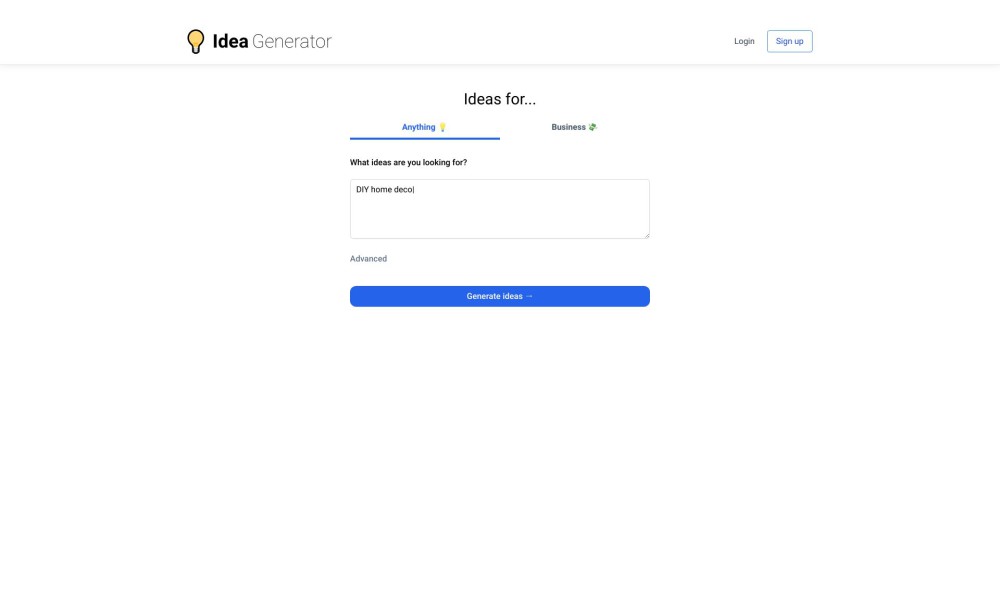 Idea Generator