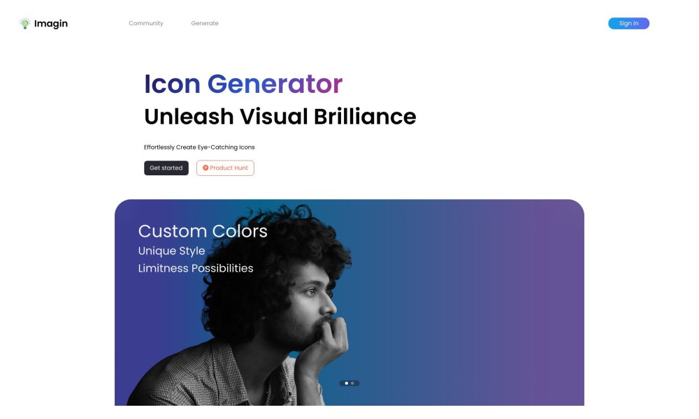 Imagin - AI Powered Icon Generation
