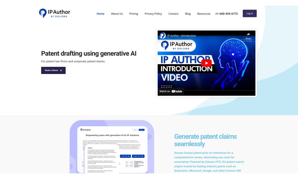 IP Author - AI-Powered Patent Drafting Software