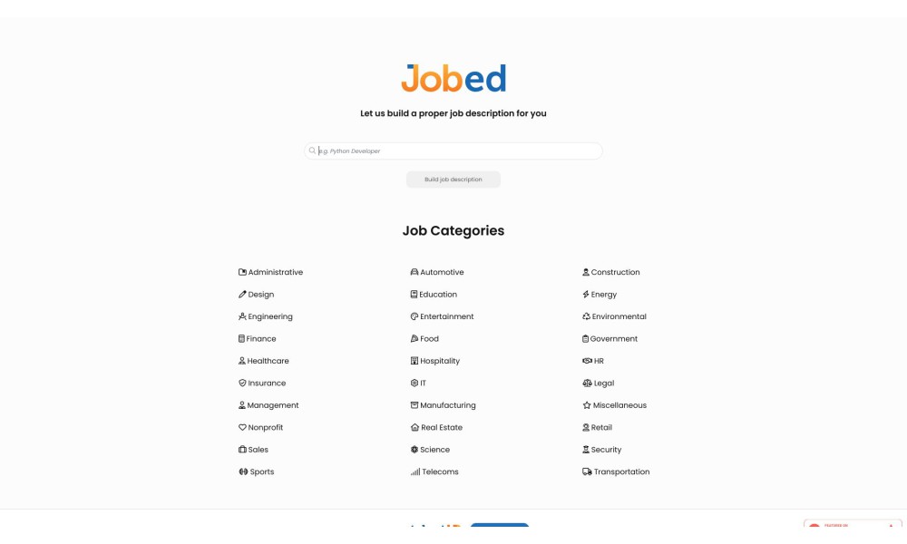 Jobed