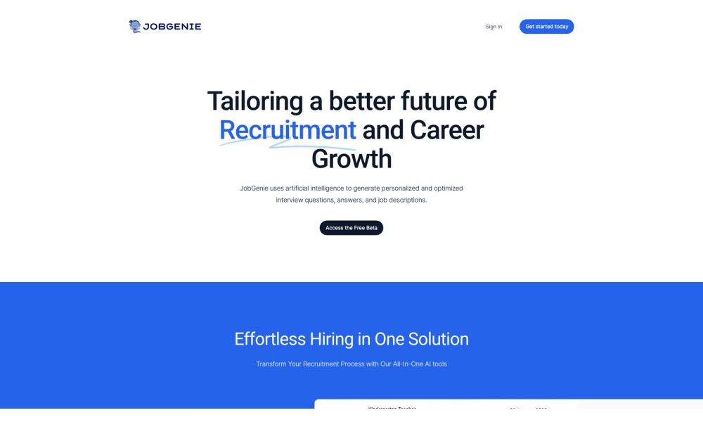 JobGenie