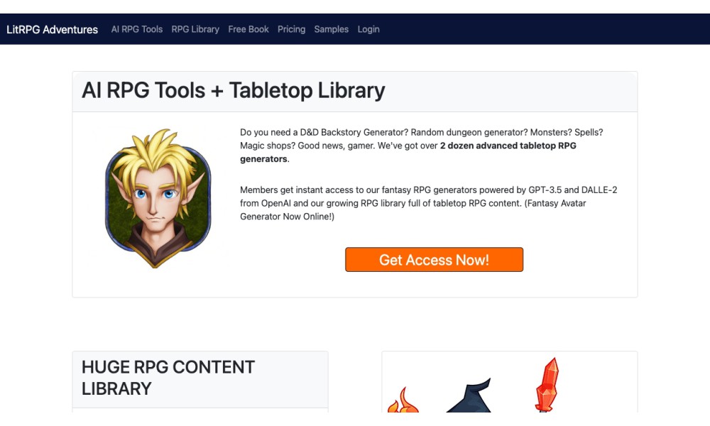 DND Backstory Generator + ChatGPT RPG Tools