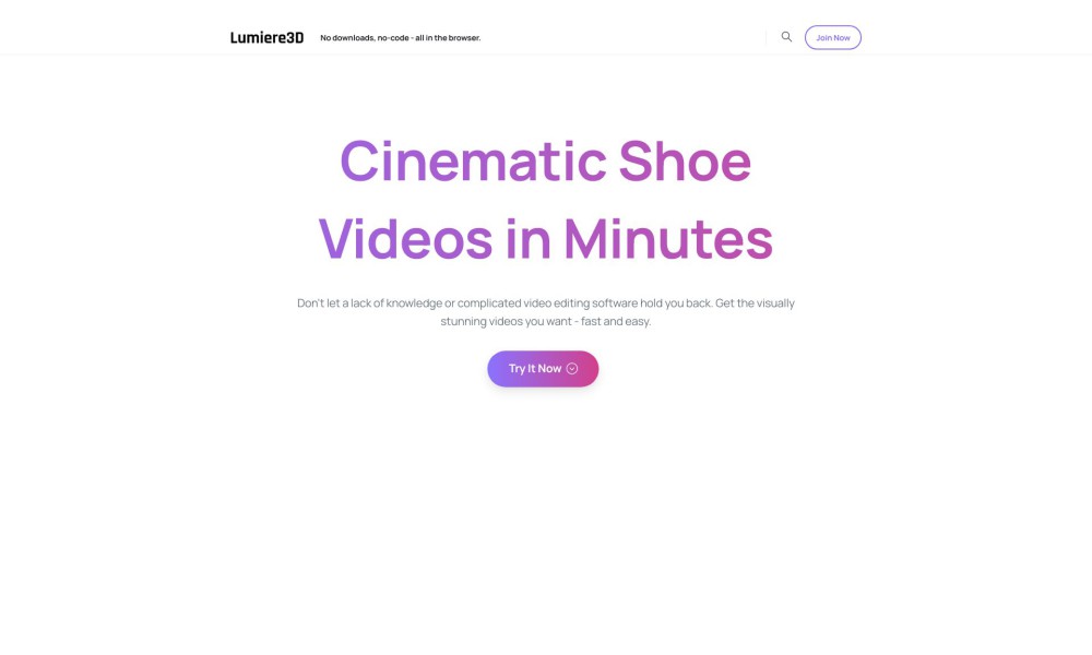 Lumiere3D - Cinematic 3D Product Videos