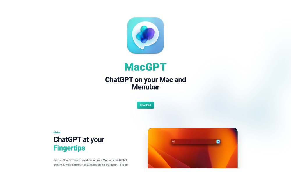 MacGPT - ChatGPT in your menubar