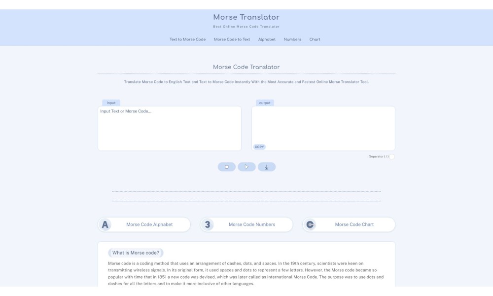 Morse Translator
