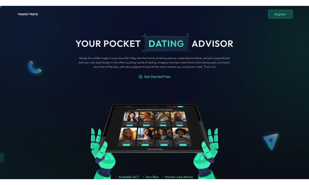Naomi Marie - Your 24/7 AI Dating Coach & Virtual Companion