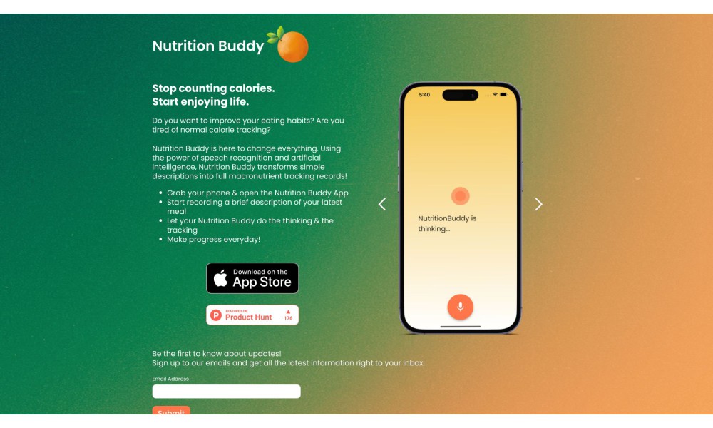 Nutrition Buddy App