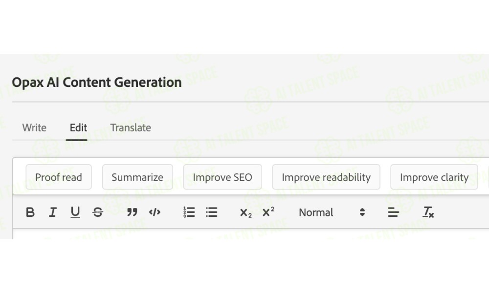 Opax - AI Generated Content for Adobe Experience Manager - Image 1
